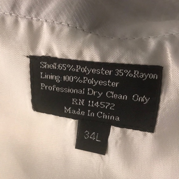 Pallini Italiana Collezioni Men's Suit Nordstrom. 40L Jacket, 32W/34L Pant - Picture 13 of 16